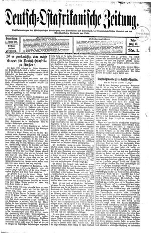 Deutsch-Ostafrikanische Zeitung vom 05.01.1910