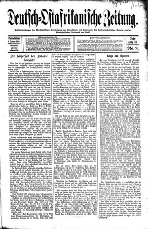 Deutsch-Ostafrikanische Zeitung vom 08.01.1910