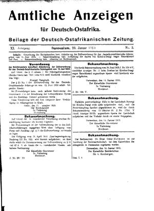 Deutsch-Ostafrikanische Zeitung vom 20.01.1910