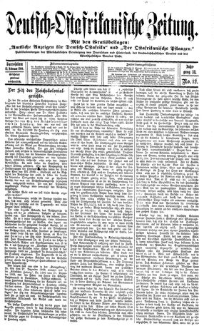 Deutsch-Ostafrikanische Zeitung vom 12.02.1910