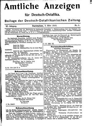 Deutsch-Ostafrikanische Zeitung vom 03.03.1910