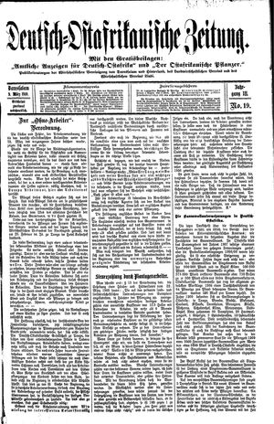 Deutsch-Ostafrikanische Zeitung vom 09.03.1910