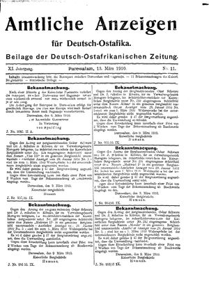 Deutsch-Ostafrikanische Zeitung vom 13.03.1910