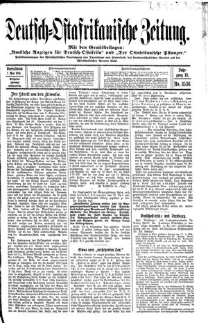 Deutsch-Ostafrikanische Zeitung vom 07.05.1910