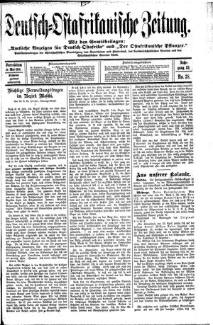 Deutsch-Ostafrikanische Zeitung vom 14.05.1910