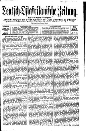 Deutsch-Ostafrikanische Zeitung vom 25.05.1910