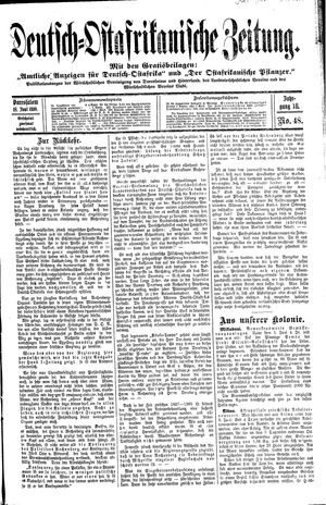 Deutsch-Ostafrikanische Zeitung on Jun 18, 1910