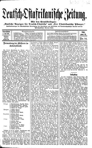 Deutsch-Ostafrikanische Zeitung vom 09.07.1910