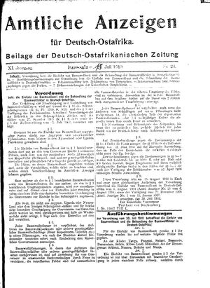 Deutsch-Ostafrikanische Zeitung vom 17.07.1910