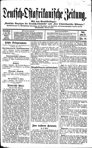 Deutsch-Ostafrikanische Zeitung vom 03.09.1910