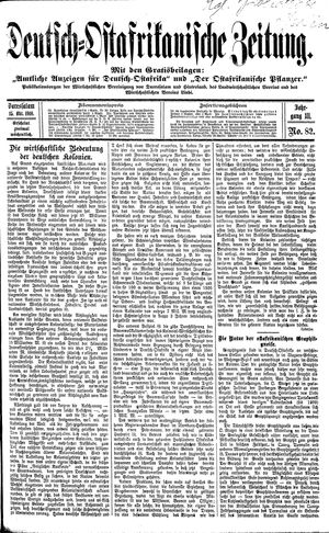 Deutsch-Ostafrikanische Zeitung vom 15.10.1910