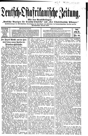 Deutsch-Ostafrikanische Zeitung vom 03.12.1910
