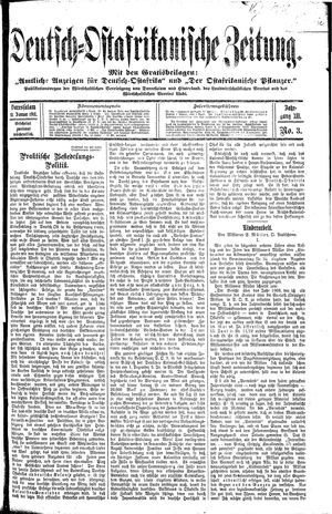 Deutsch-Ostafrikanische Zeitung vom 11.01.1911
