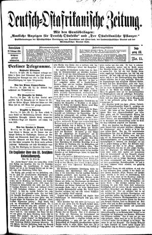 Deutsch-Ostafrikanische Zeitung on Feb 22, 1911