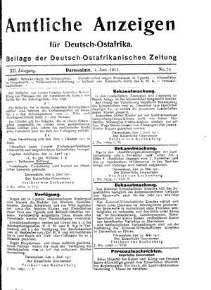Deutsch-Ostafrikanische Zeitung vom 04.06.1911