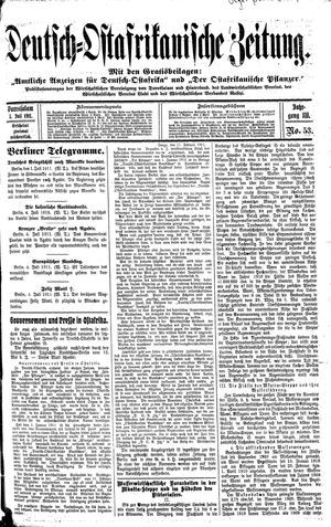 Deutsch-Ostafrikanische Zeitung vom 05.07.1911