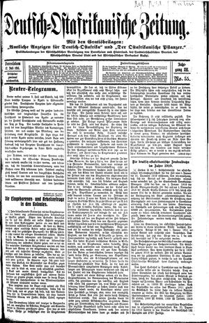 Deutsch-Ostafrikanische Zeitung vom 12.07.1911