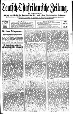 Deutsch-Ostafrikanische Zeitung vom 16.03.1912