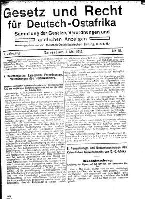 Deutsch-Ostafrikanische Zeitung vom 01.05.1912