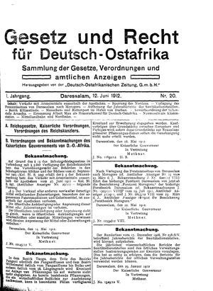 Deutsch-Ostafrikanische Zeitung vom 12.06.1912