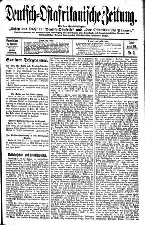 Deutsch-Ostafrikanische Zeitung vom 26.06.1912