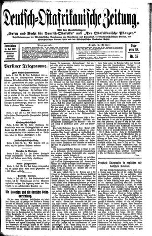 Deutsch-Ostafrikanische Zeitung vom 10.07.1912