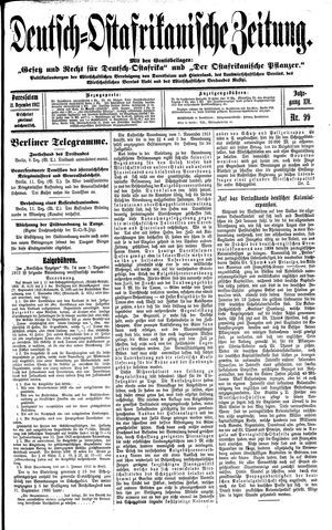Deutsch-Ostafrikanische Zeitung vom 11.12.1912