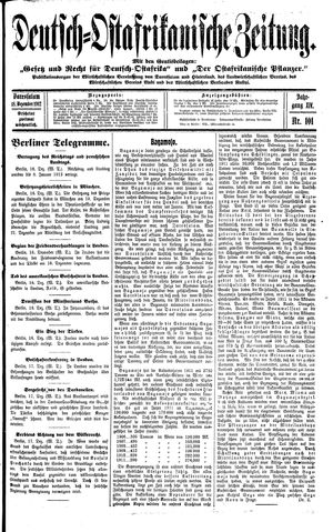 Deutsch-Ostafrikanische Zeitung vom 18.12.1912