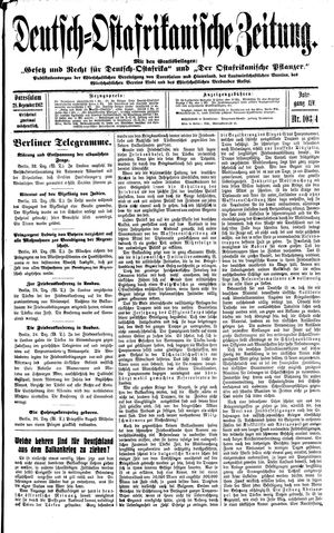 Deutsch-Ostafrikanische Zeitung vom 28.12.1912