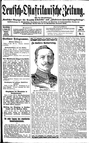 Deutsch-Ostafrikanische Zeitung vom 25.01.1913