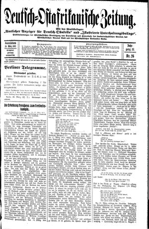 Deutsch-Ostafrikanische Zeitung vom 29.03.1913