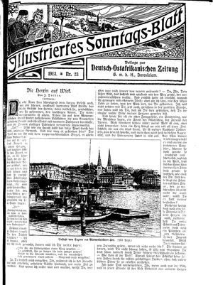 Deutsch-Ostafrikanische Zeitung vom 21.06.1913