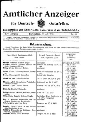 Deutsch-Ostafrikanische Zeitung vom 30.07.1913