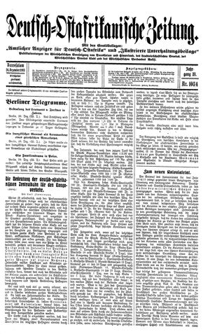 Deutsch-Ostafrikanische Zeitung on Dec 24, 1913