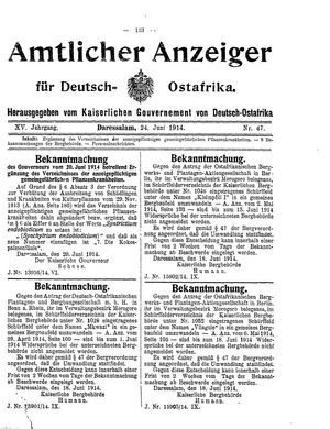 Deutsch-Ostafrikanische Zeitung vom 24.06.1914