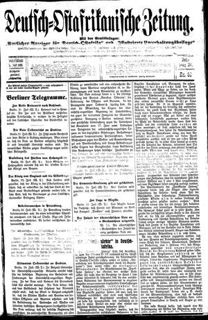 Deutsch-Ostafrikanische Zeitung vom 25.07.1914