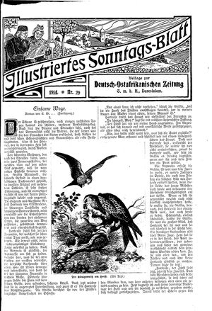 Deutsch-Ostafrikanische Zeitung vom 08.08.1914