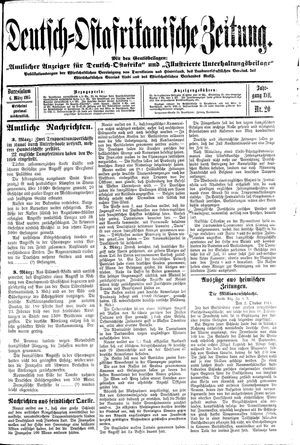 Deutsch-Ostafrikanische Zeitung on Mar 6, 1915