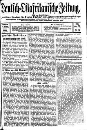 Deutsch-Ostafrikanische Zeitung vom 23.06.1915