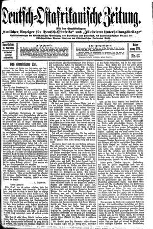 Deutsch-Ostafrikanische Zeitung vom 30.06.1915