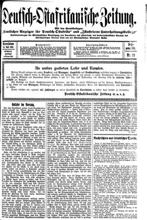 Deutsch-Ostafrikanische Zeitung vom 24.07.1915
