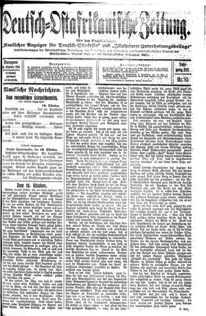 Deutsch-Ostafrikanische Zeitung vom 19.10.1915
