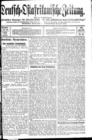 Deutsch-Ostafrikanische Zeitung vom 02.11.1915