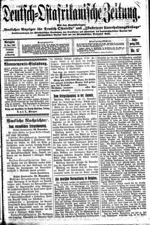 Deutsch-Ostafrikanische Zeitung vom 30.11.1915