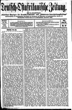 Deutsch-Ostafrikanische Zeitung vom 07.12.1915