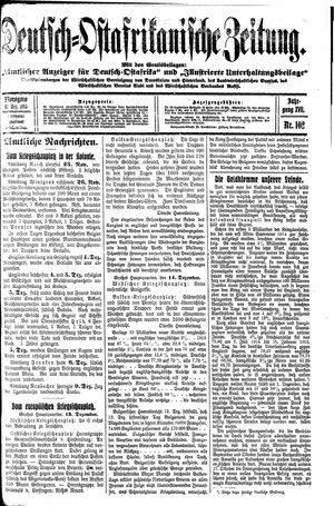 Deutsch-Ostafrikanische Zeitung vom 17.12.1915