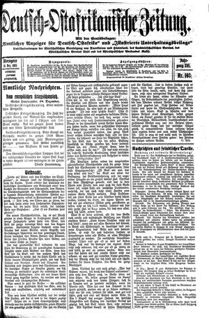 Deutsch-Ostafrikanische Zeitung vom 21.12.1915