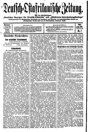 Deutsch-Ostafrikanische Zeitung vom 07.01.1916