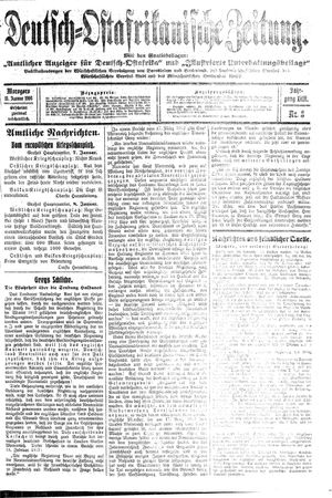 Deutsch-Ostafrikanische Zeitung on Jan 11, 1916