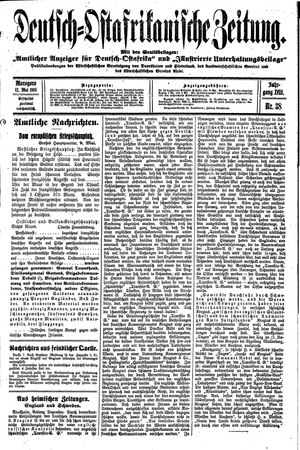 Deutsch-Ostafrikanische Zeitung vom 12.05.1916